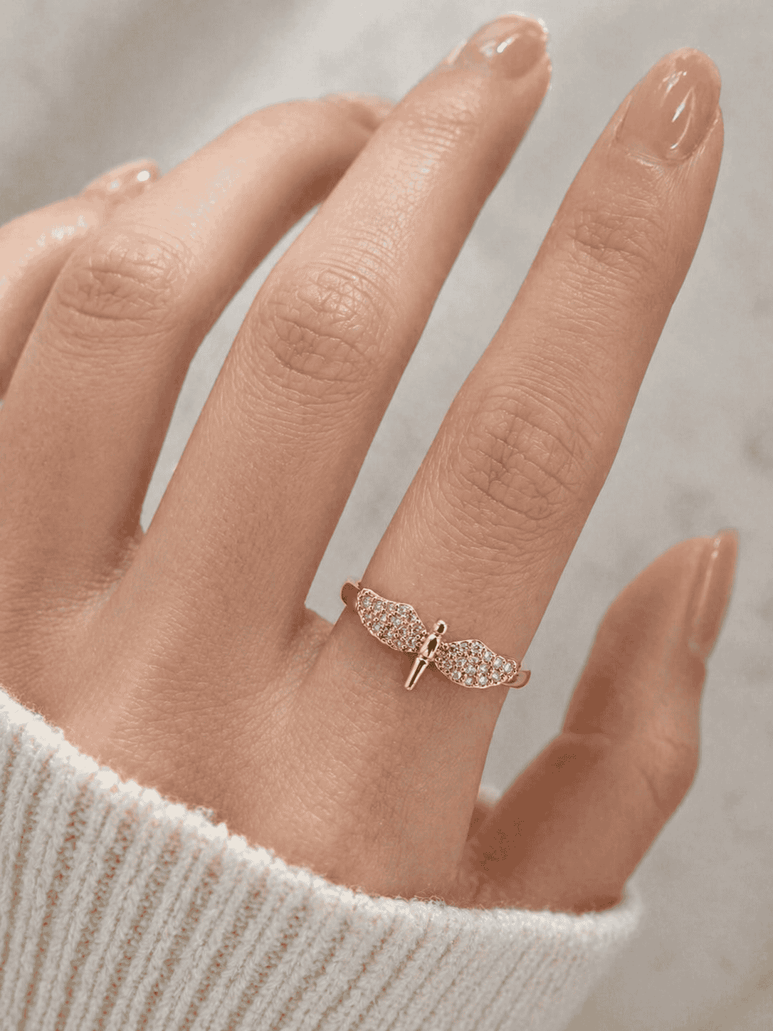 Luna Bow Spark Ring
