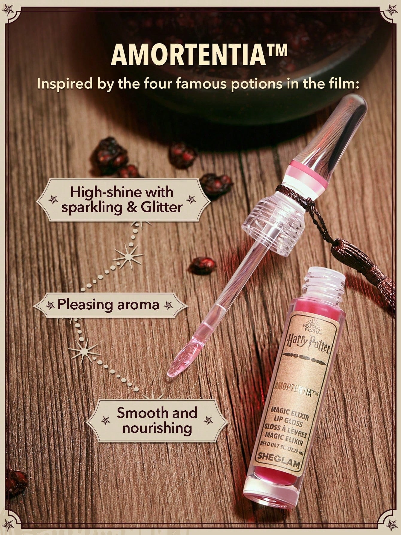 SHEGLAM x Harry Potter™ - Magic Elixir Lip Gloss Amortentia™