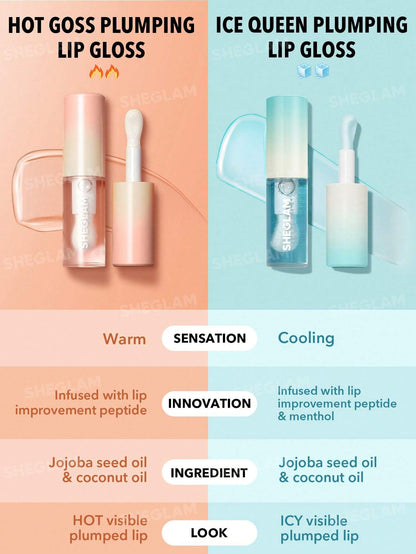 SHEGLAM Plump Addict Hot & Cold Lip Plumper Duo