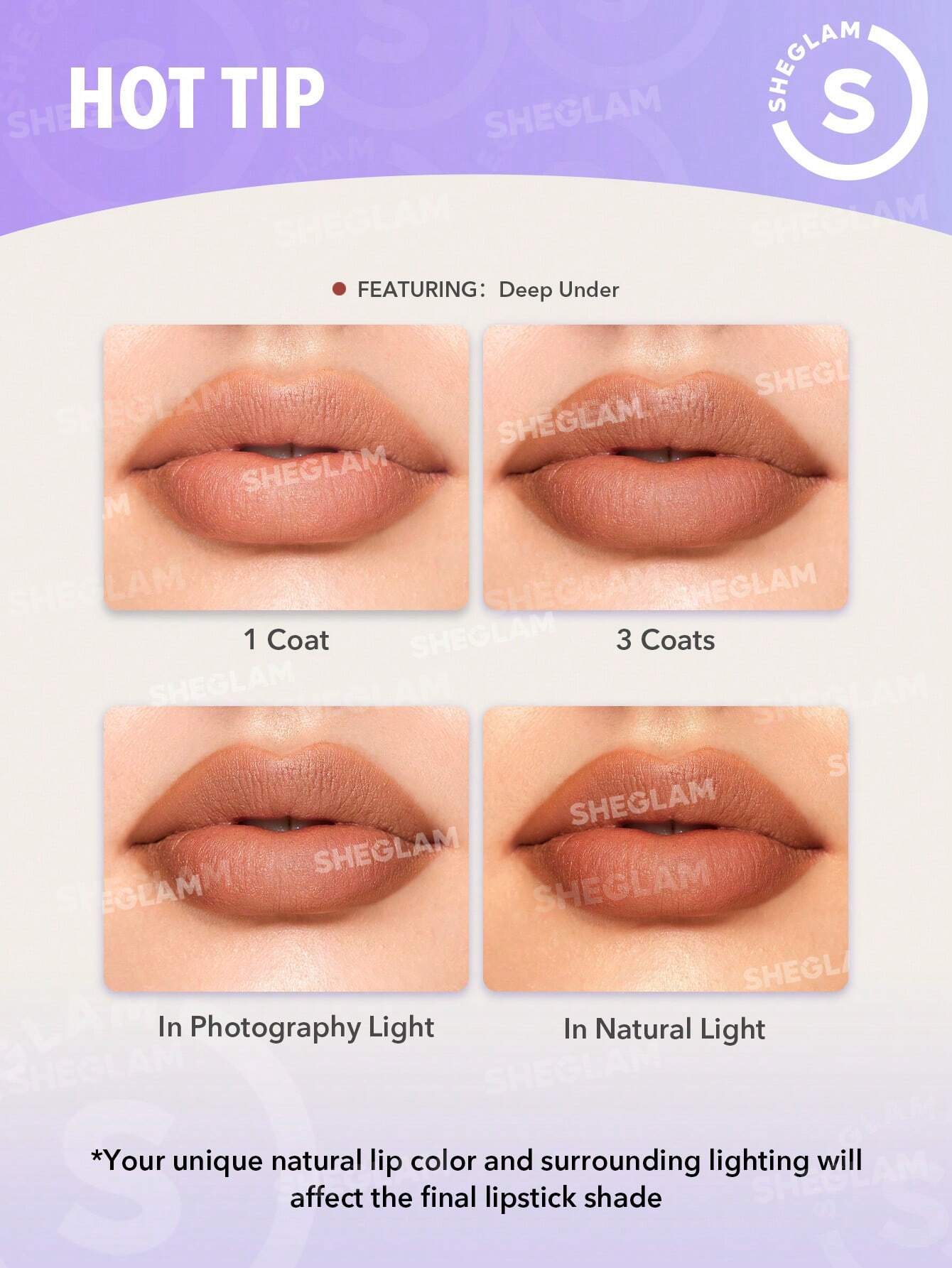 SHEGLAM Starlight Velvet Lipstick - 6 Shades