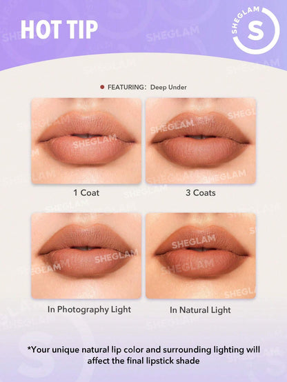 SHEGLAM Starlight Velvet Lipstick - 6 Shades