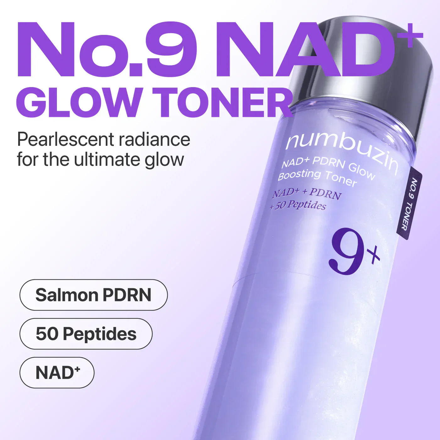 Numbuzin No.9 NAD + PDRN Glow Boosting Toner