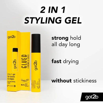 GOT2B Schwarzkopf Glued for Brows & Edges 2-in-1 Wand Gel