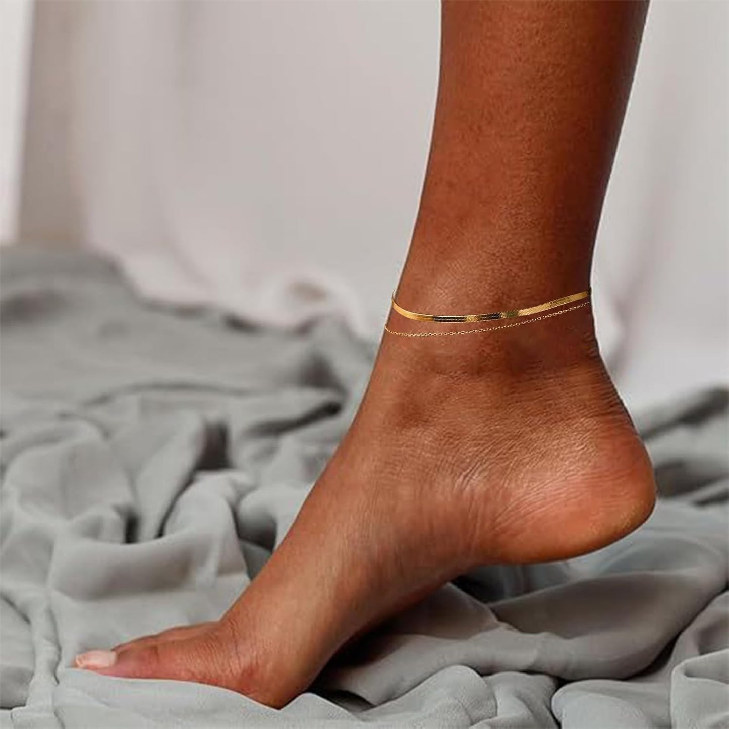 Golden Coast Anklet Set