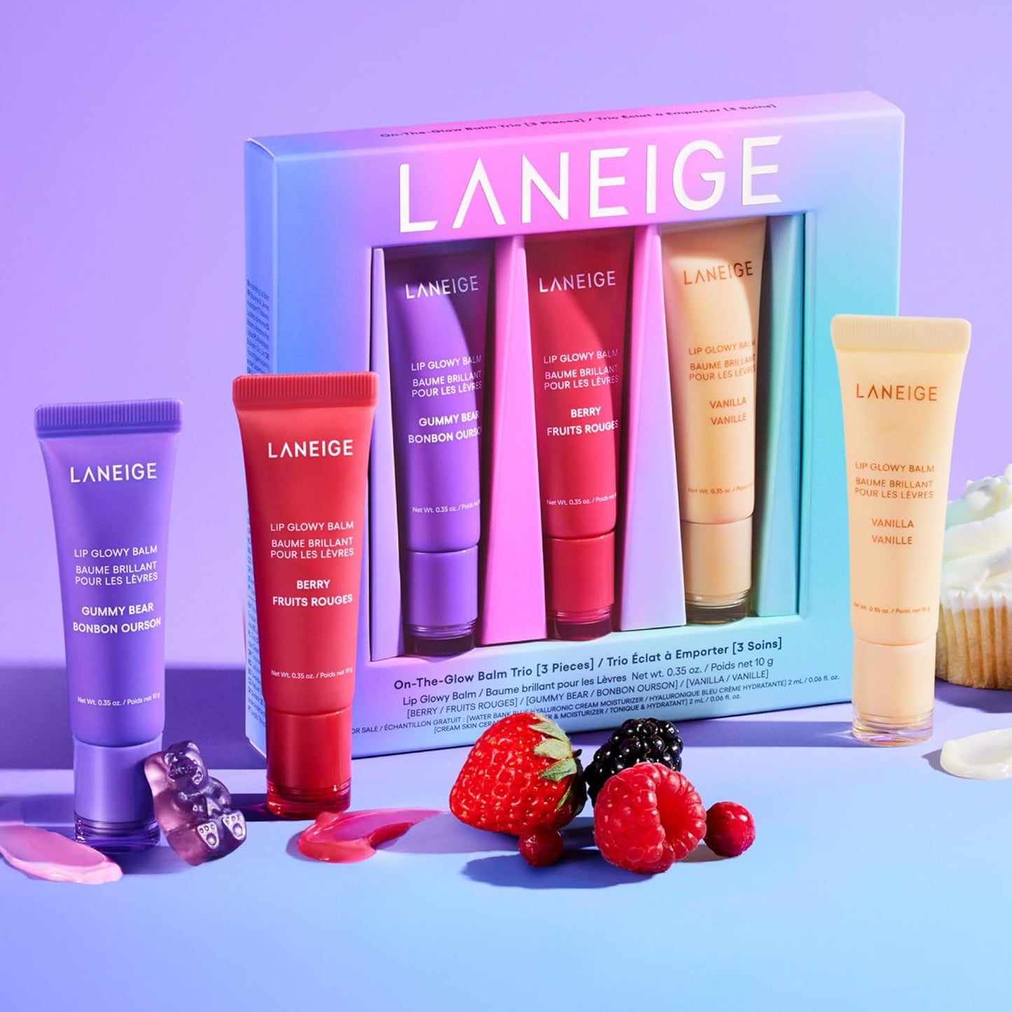 Laneige On The Glow Balm Trio Set