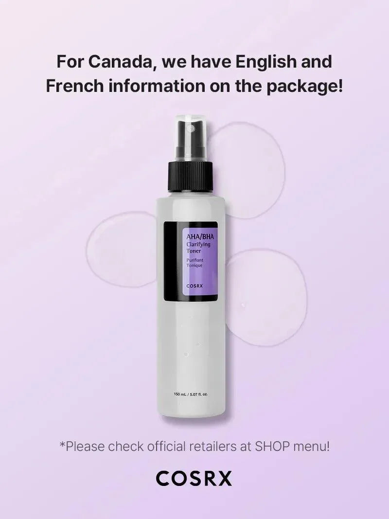 COSRX AHA/BHA Clarifying Treatment Toner