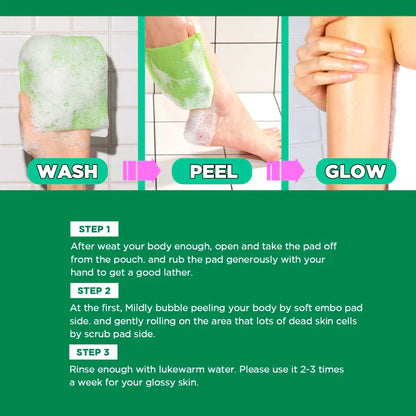 Mom’s Bath Recipe Body Peeling Pad - Original Care - 1 Pad