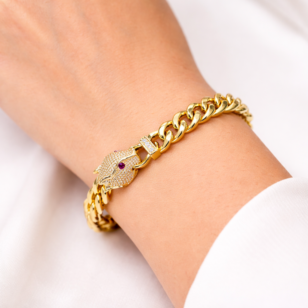 Royal Tiger Cuban Bracelet