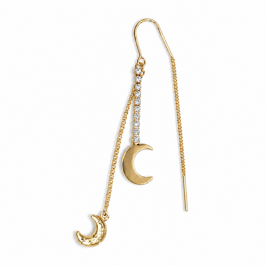 Celeste Moon Drop Earrings