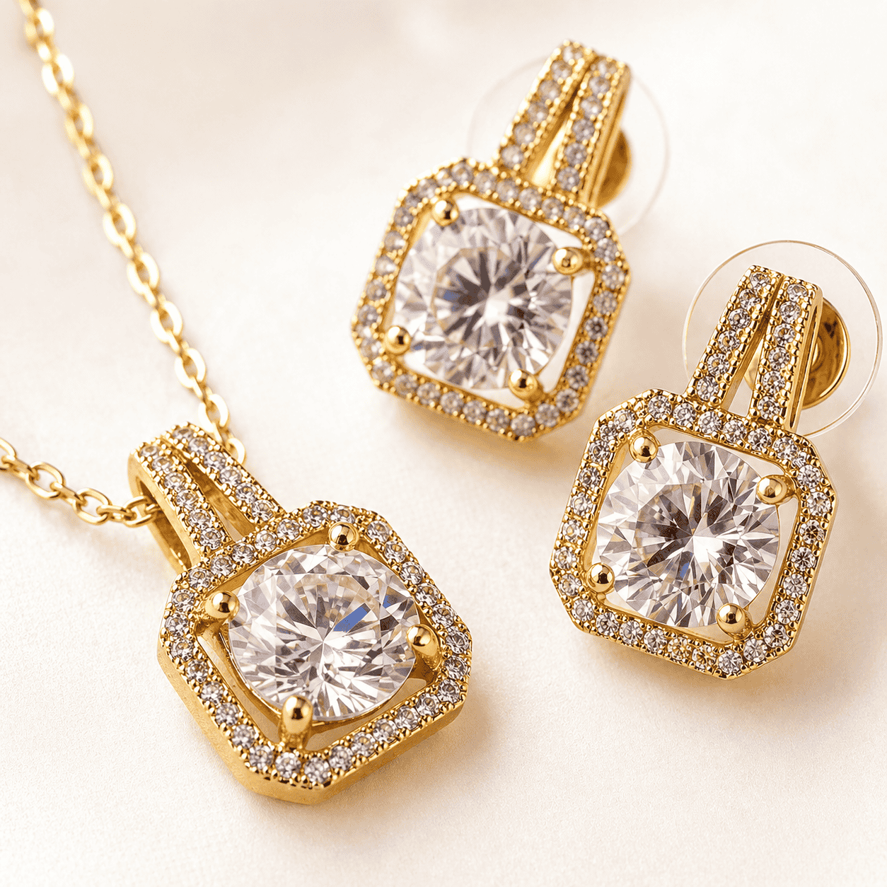 Golden Aura Jewelry Set