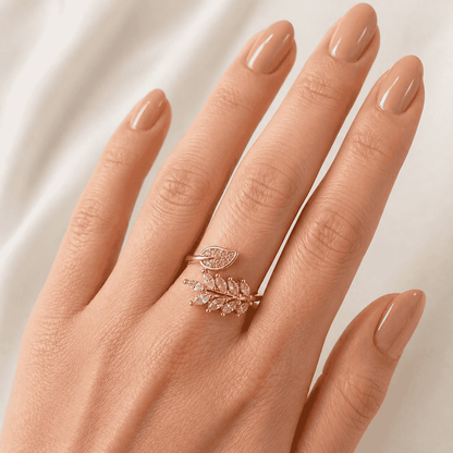 Aurielle Leaf Ring
