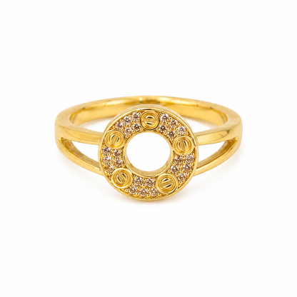 Luxe Halo Pavé Ring