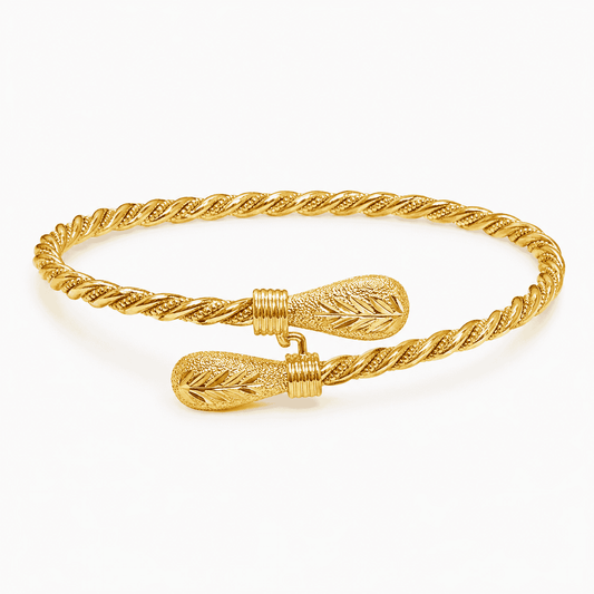 Twist Elegance Cuff Bracelet