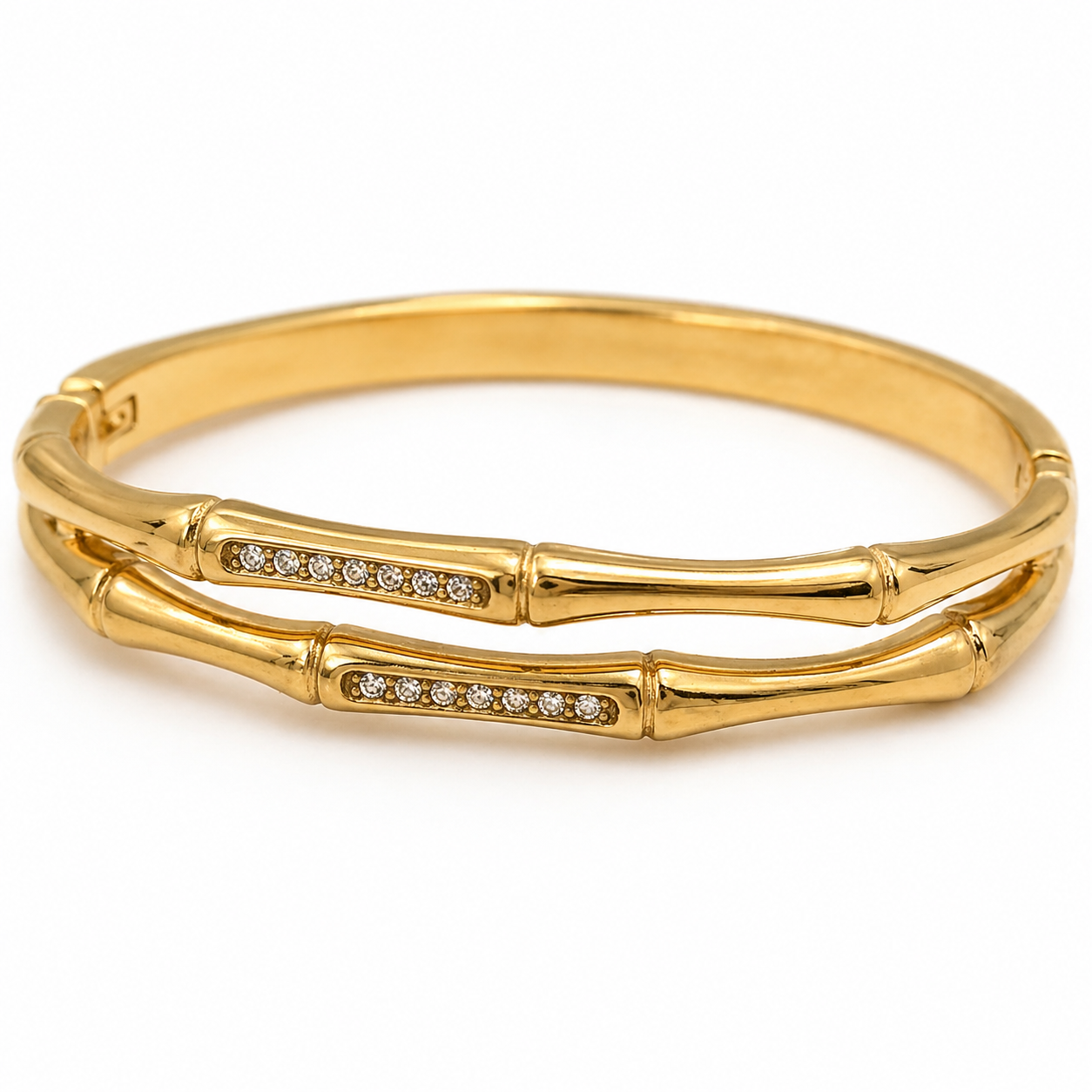 Bamboo Glow Crystal Bracelet