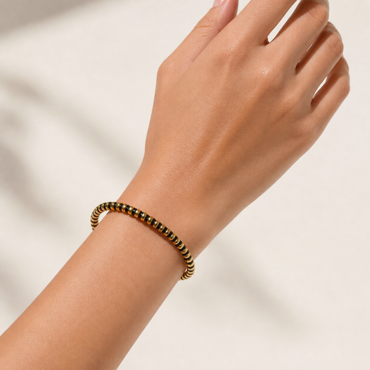 Noir Stripe Bracelet