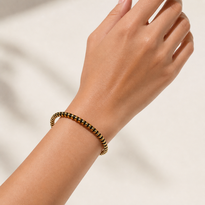 Noir Stripe Bracelet