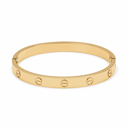 Amour Gold Bangle