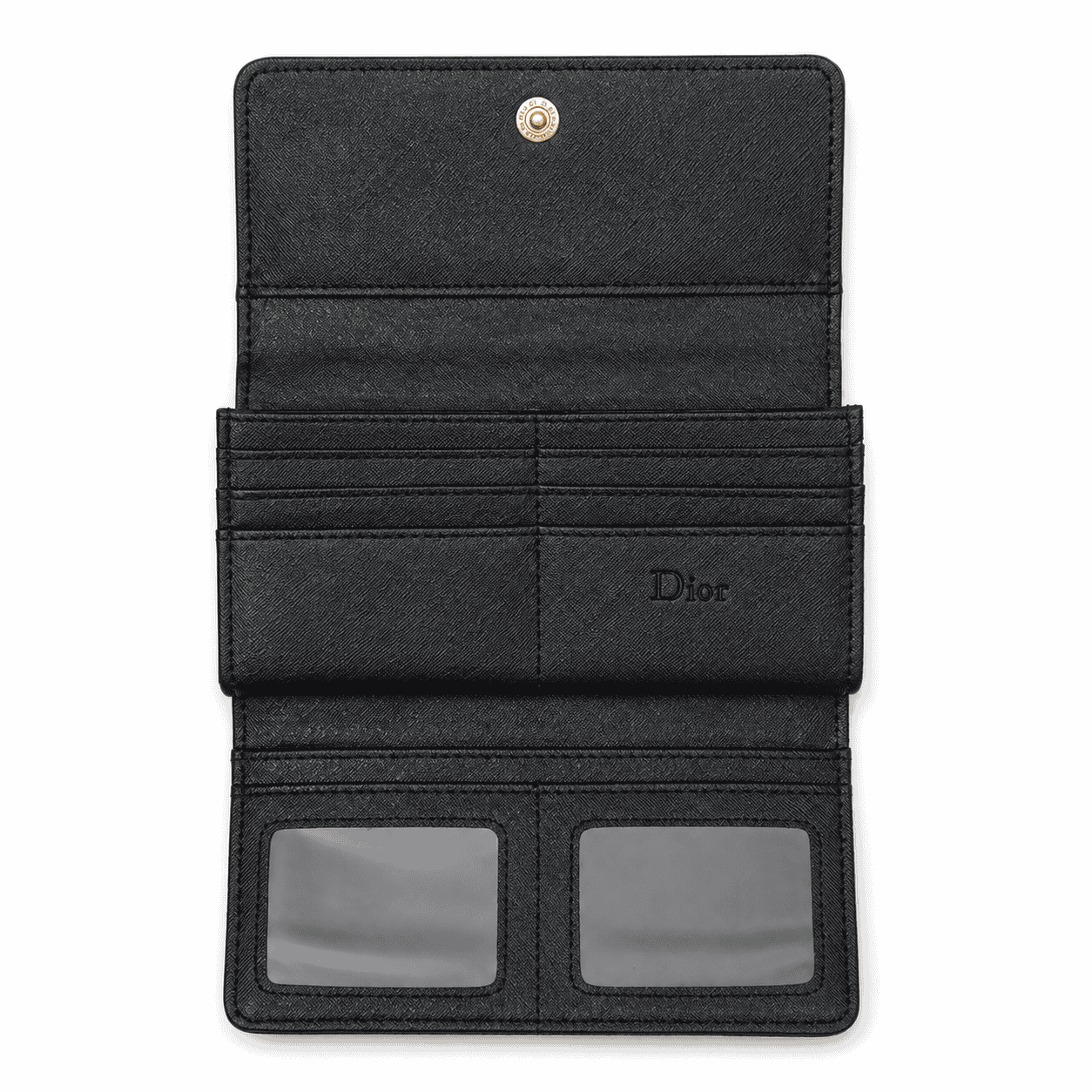 Dior Black Quilted Wallet