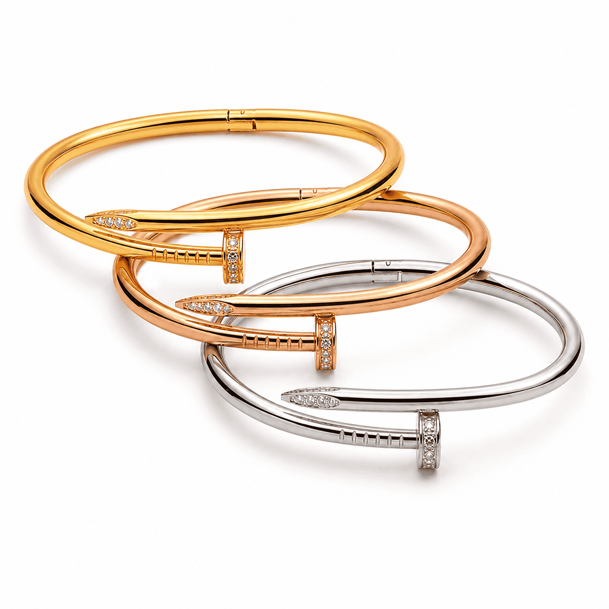 Luxe Nail Bangle Trio