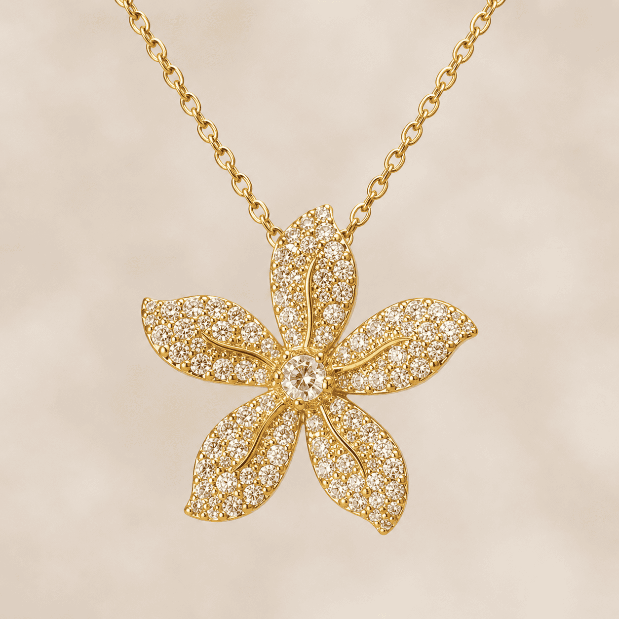 Celeste Flower Necklace