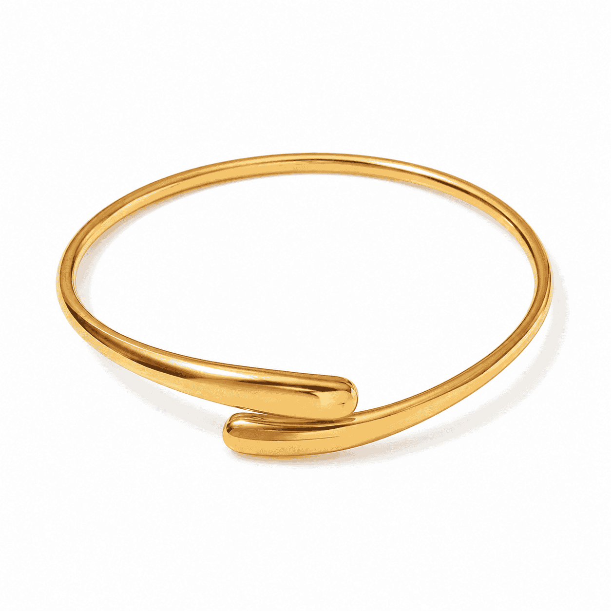 Aurora 18K Gold Plated Bangle