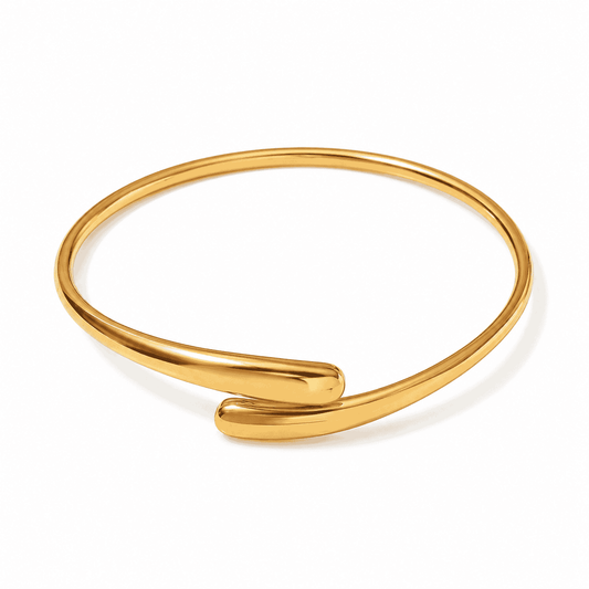 Aurora 18K Gold Plated Bangle