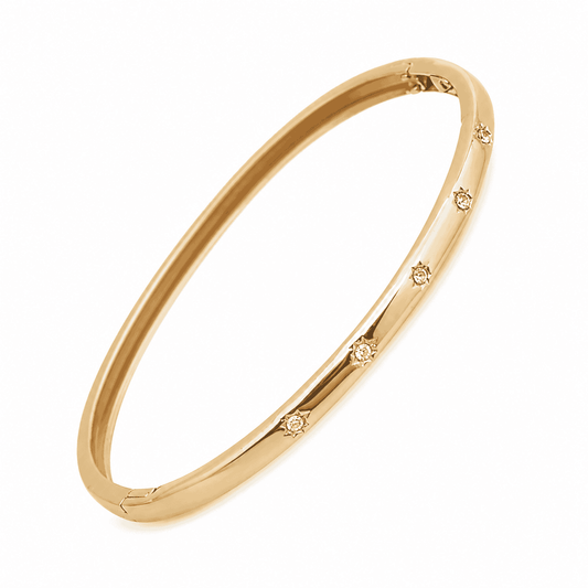 The Elise Gold Bangle