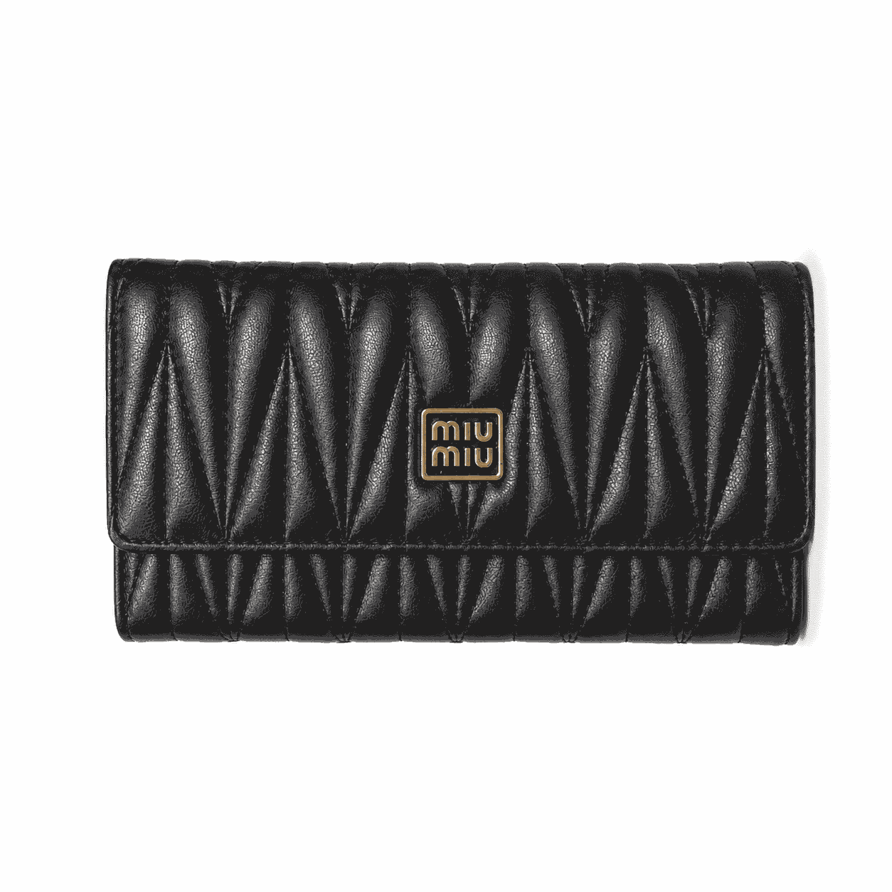 Miu Miu-Style Quilted Wallet