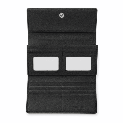 Miu Miu-Style Quilted Wallet