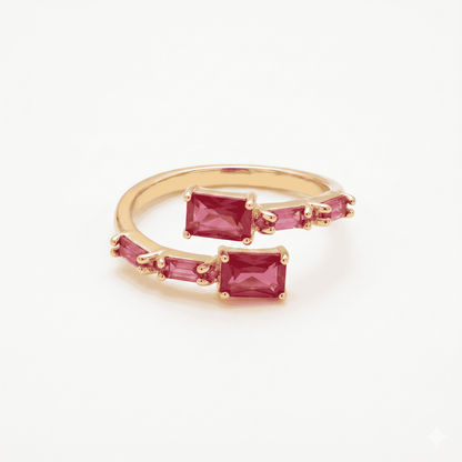 Ruby Duo Glow Ring