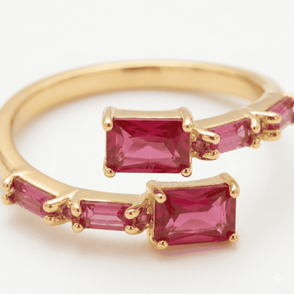 Ruby Duo Glow Ring