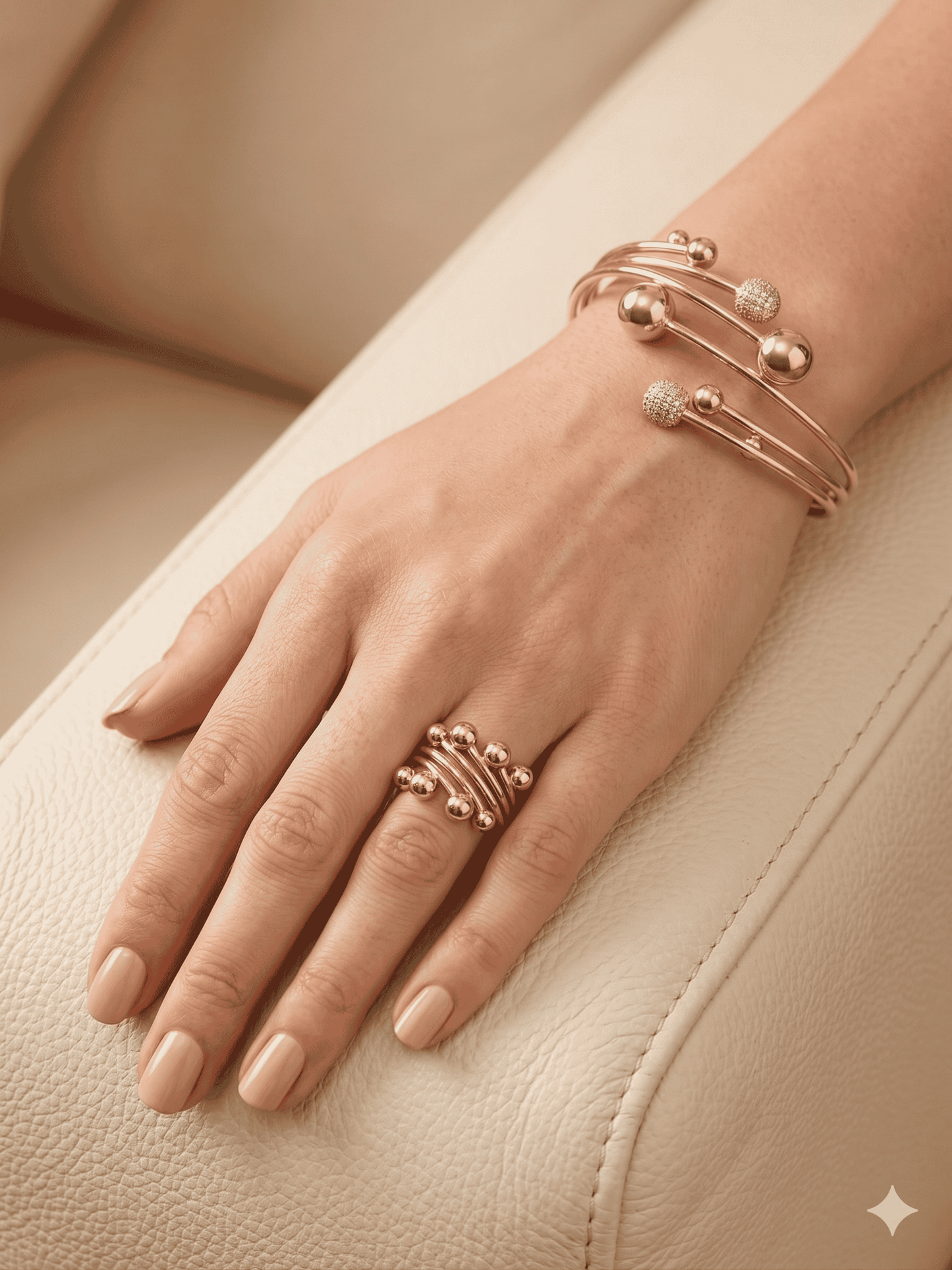 Aurora Orb Wrap Ring