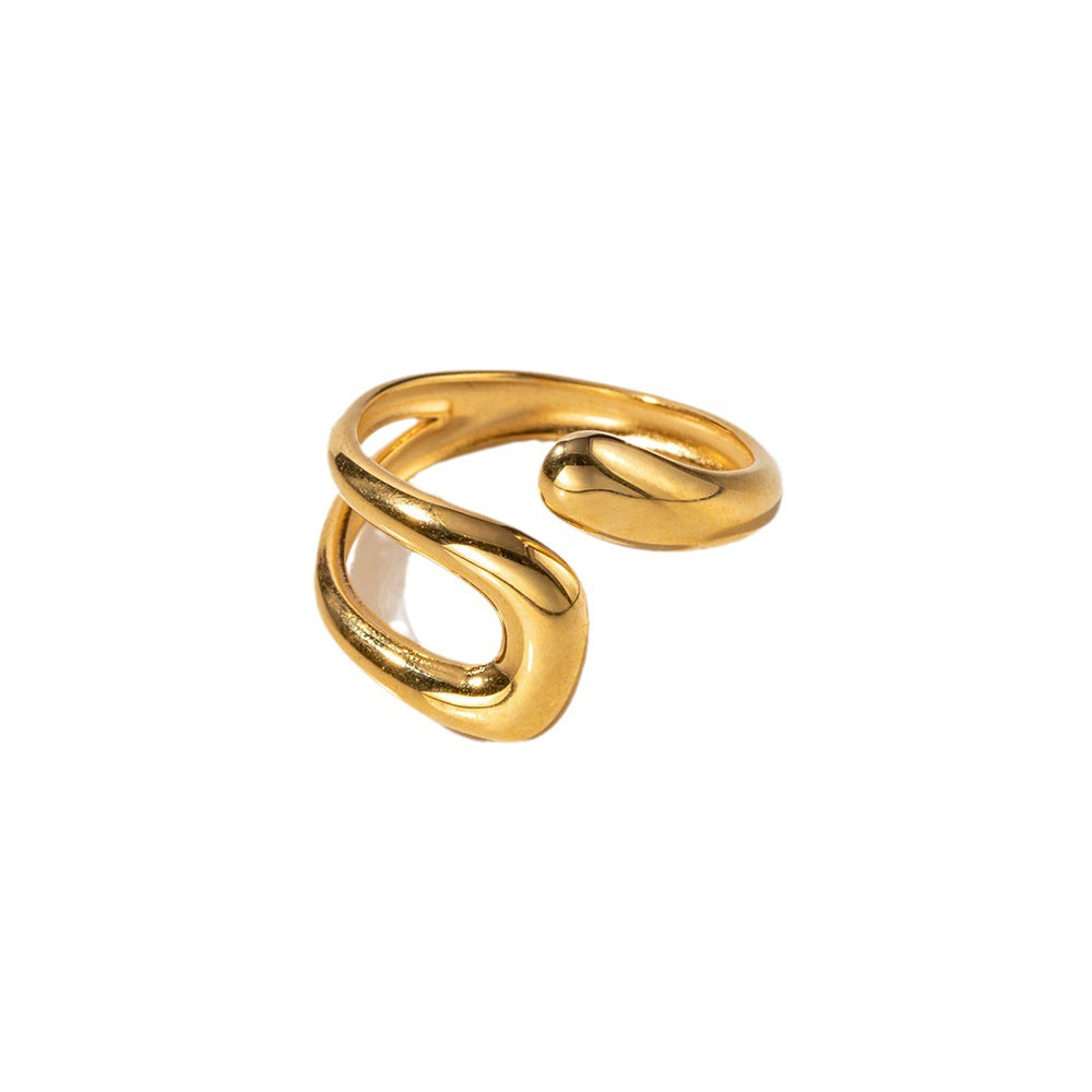 Valencia Open Gold Ring