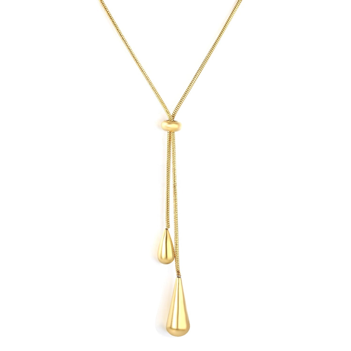 Golden Dewdrop 18K Gold Plated Necklace