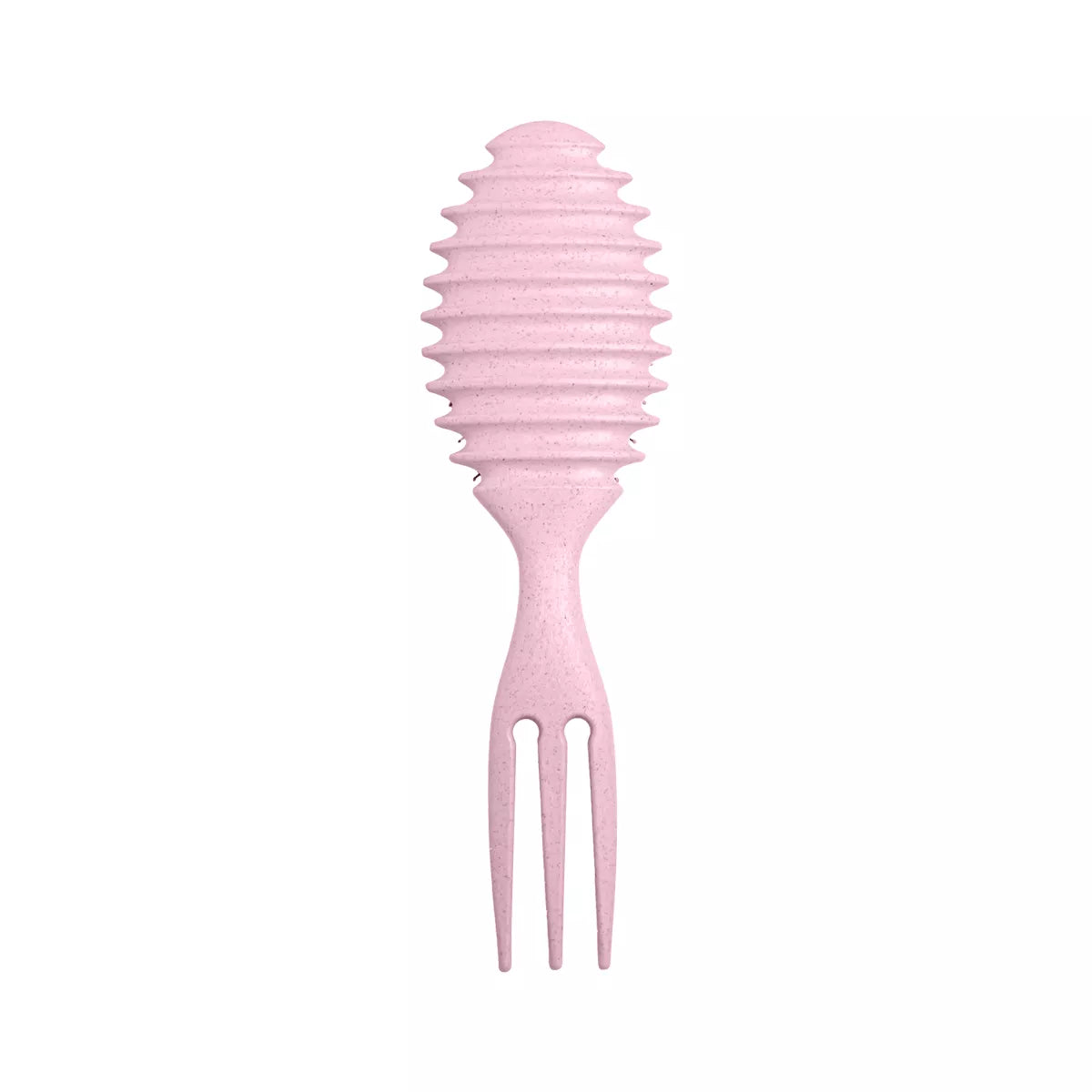 Hair System Curly Hair Brush with Three-Pointed Fork Design Tail.