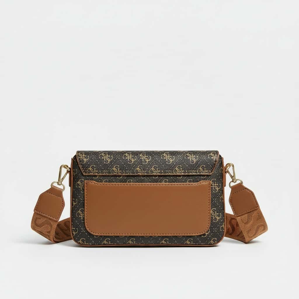 Guess Monogram Crossbody Bag