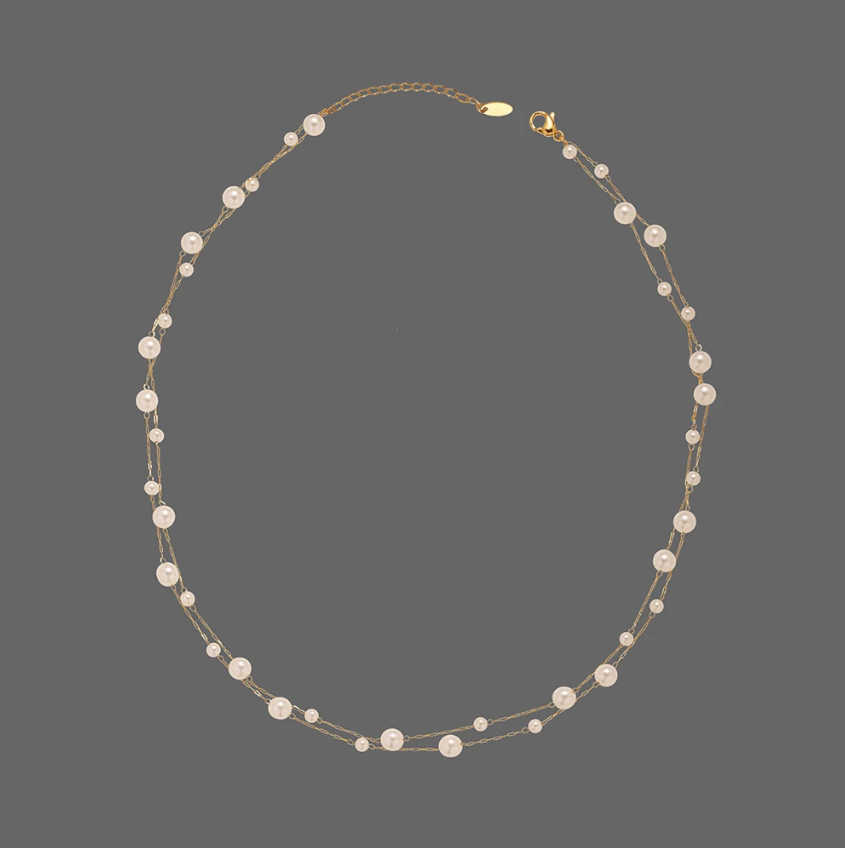 Celeste Pearl Chain