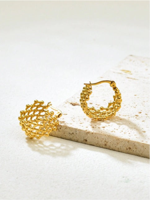 Luna Grid Earrings