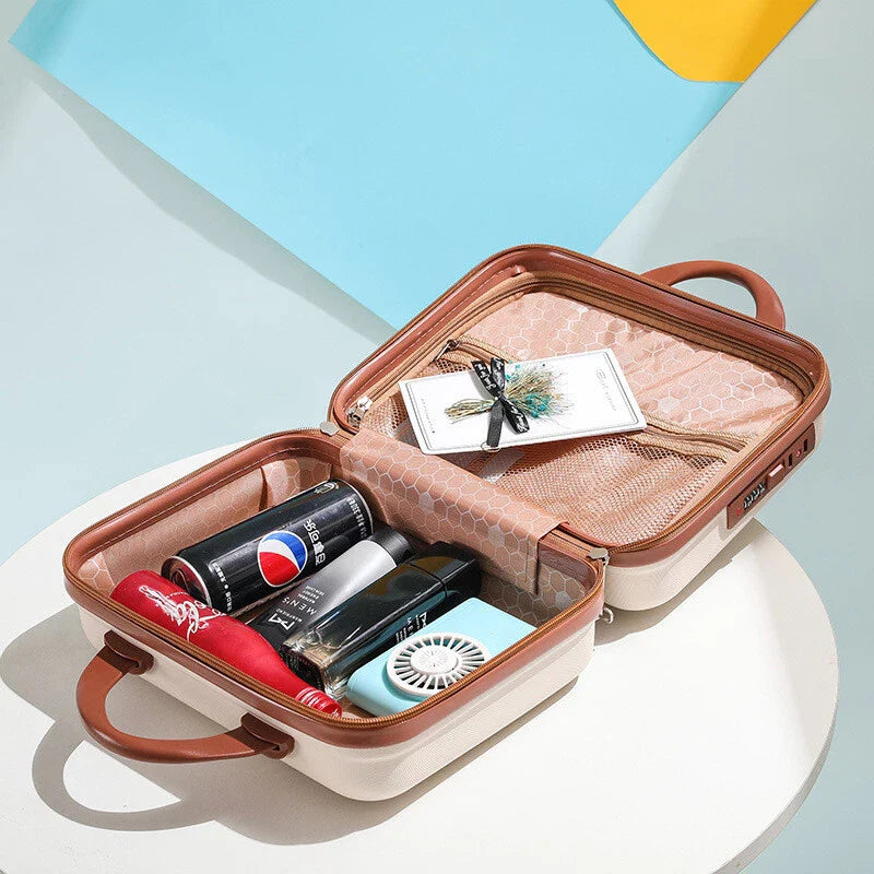 Hard Shell Makeup Case with Lock